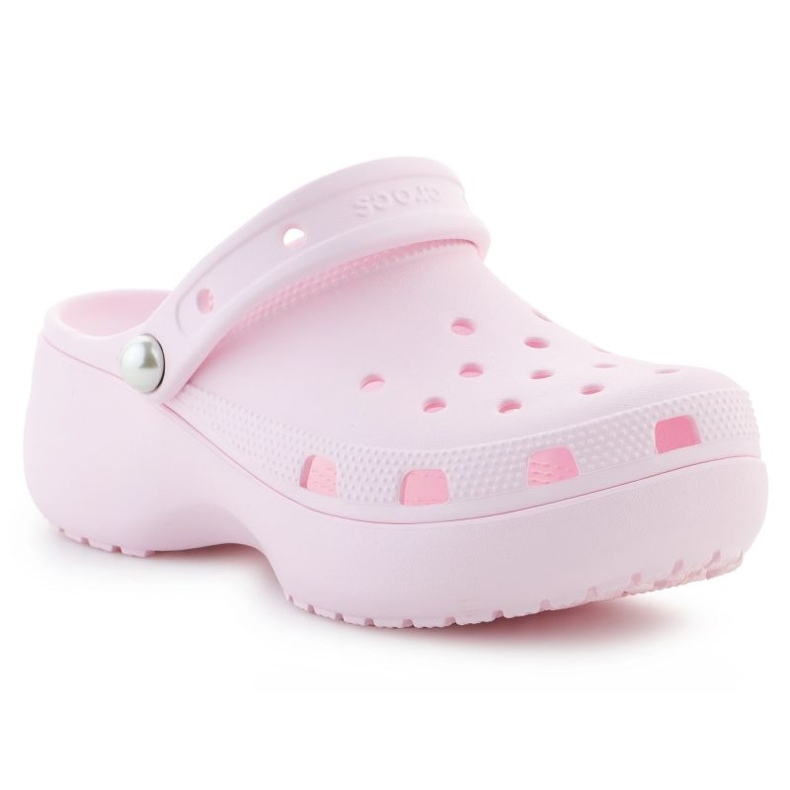 CROCS Classic Platforms Pearl Clog 211231-6W rózsaszín 1