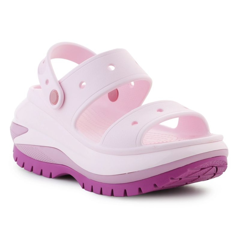 Sandals Crocs Classic Mega Crush Clog 207989-5bx rózsaszín 1 Sandals Crocs Classic Mega Crush Clog 207989-5bx rózsaszín 1