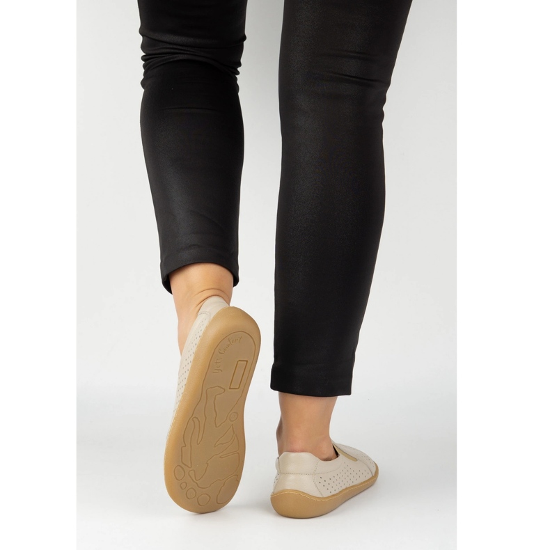 Olivier A nők mezítláb minimalista nyílt munkája csúszós 1308pol bézs 1