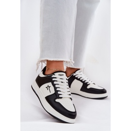 Női cipők Big Star RR274A240 Hi-Polish Fehér és Fekete Rendszer 2