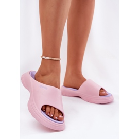 Big Star RR274A587 női hab nyári papucs rózsaszín 2