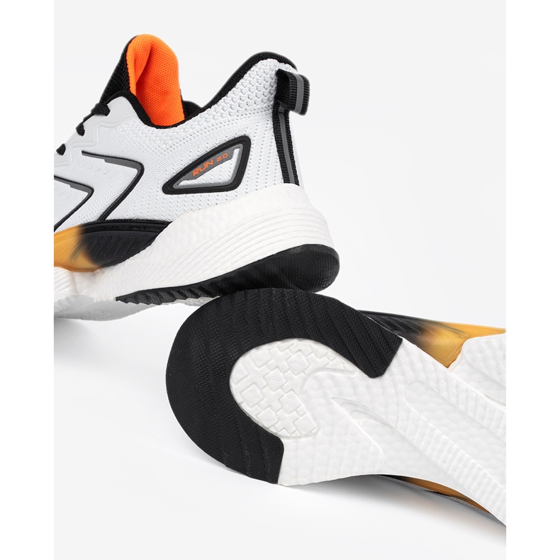 Vico Fehér és fehér női sportcipő narancssárga elemmel 2