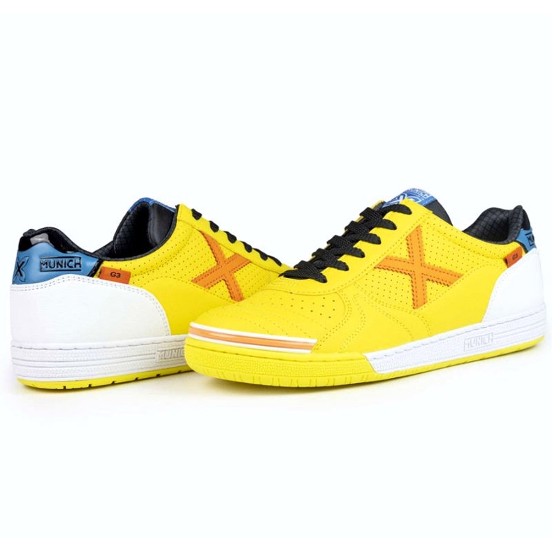 Munich Menich G-3 Profit Sport 419 3111419 Férfi beltéri labdarúgó cipő sárga 2