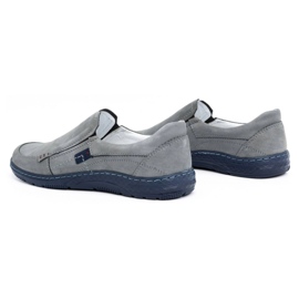 Olivier Szürke Férfi bőrcipők 943MA 4 Olivier Szürke Férfi bőrcipők 943MA 4