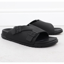 Fekete Big Star RR174A019 Férfi Black Beach papucs 1