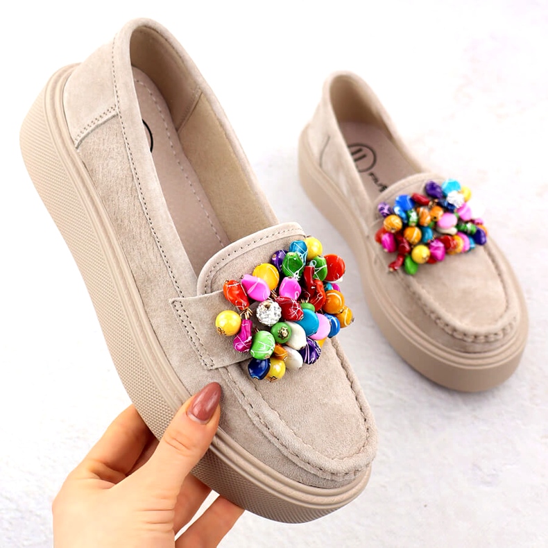 Bőrös -saferek a peronon, bézs bézs filippo dp6765 1