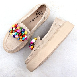 Bőrös -saferek a peronon, bézs bézs filippo dp6765 4 Bőrös -saferek a peronon, bézs bézs filippo dp6765 4