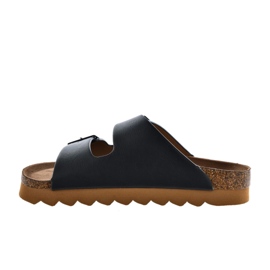 Big Star Női papucs nagy csillag LL274477 fekete 1