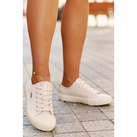 Női anyagi cipők Big Star RR274768 Bézs 2