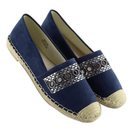 Sötétkék espadrillák SK135 DK.BLUE 2
