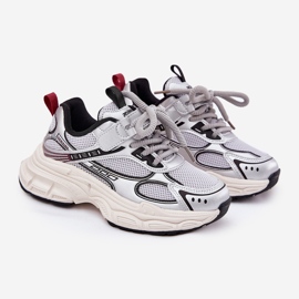 Gyerek cipők egy vastag talpú ezüst xairana 1