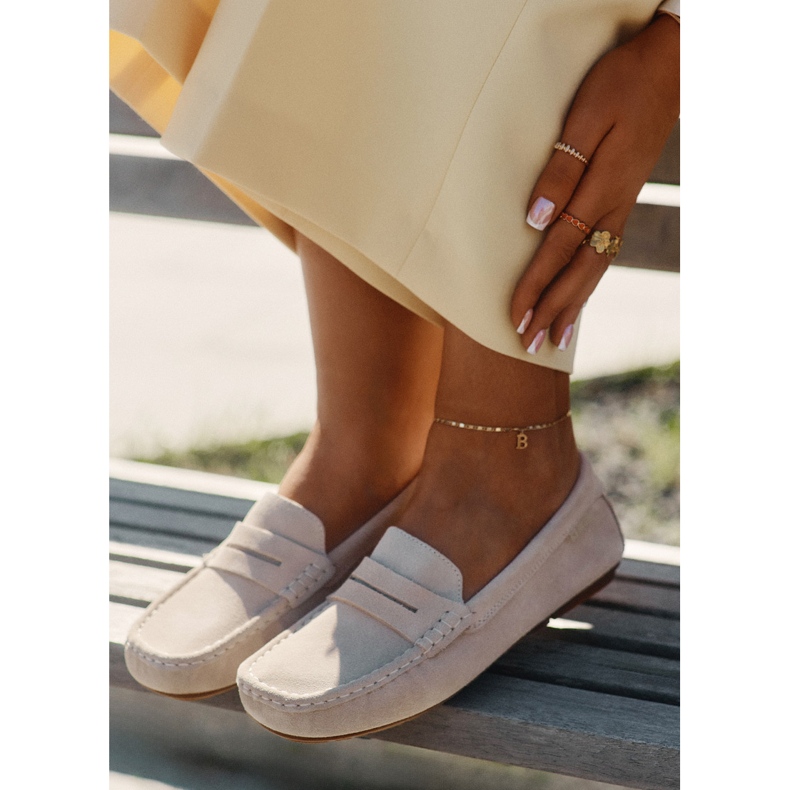 Női velúr cipők Big Star RR274947 Bézs 2