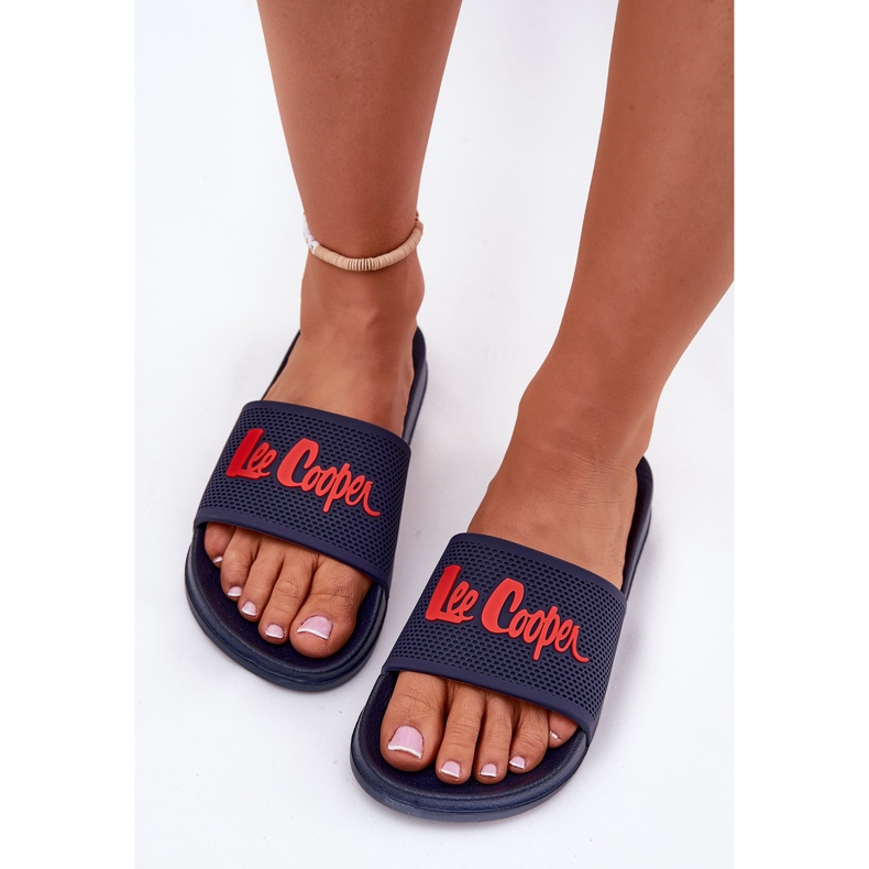 Női papucs Lee Cooper LCW-25-07-3524l Navy Blue kék 2