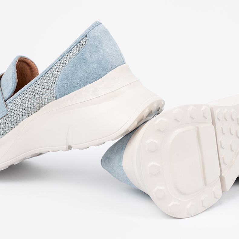 Seastar Kék cipő egy vastag talpon 1