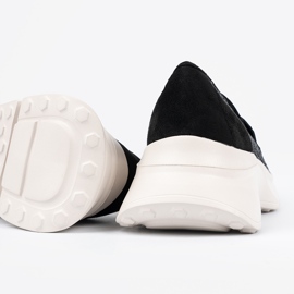 Seastar Fekete cipő vastag talpon 1