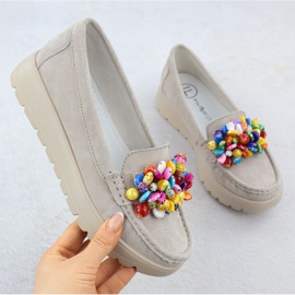 Bőrös -saferek egy bézs bézs filippo 6828 platformon 1