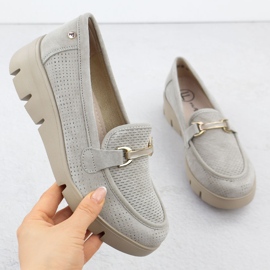 Női bőrcipő esküvőkhöz Filippo 7002 bézs 1