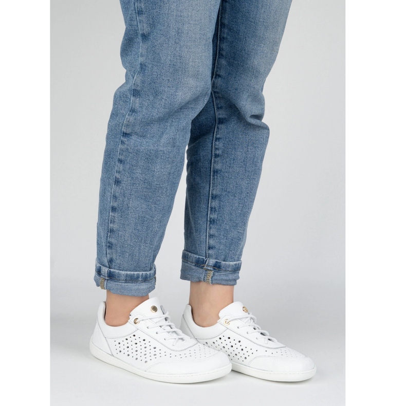 Olivier Mezítláb nők Minimalista cipők 1769pol OpenWork White fehér 1