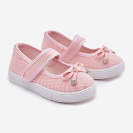 Gyerek balerinák rózsaszínű íjjal 1