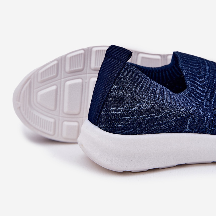 Gyerek behelyezett sötétkék sportcipő 2