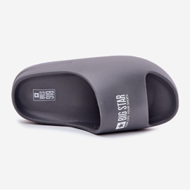 Big Star Férfi hab papucs az RR174a013 szürke logóval ellátott nagy csillaggal 1