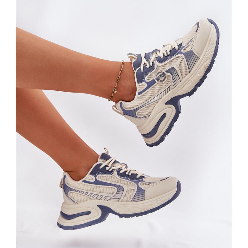 Big Star Női cipők nagy csillag RR274A190 Blue kék 2