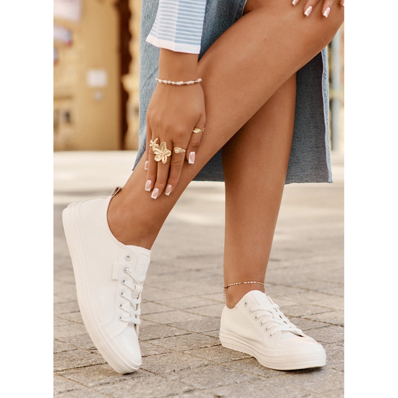 Big Star Női nagy csillag RR274730 fehér cipők 2