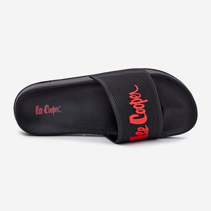 Lee Cooper LCW-25-07-3526M fekete csúszások 2