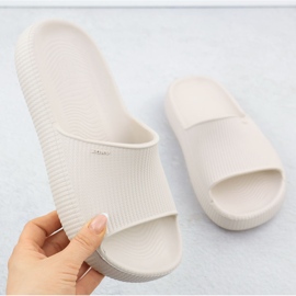 Női flip -flops medence tengerparti strand zaxy rr285048 tejszínes 1