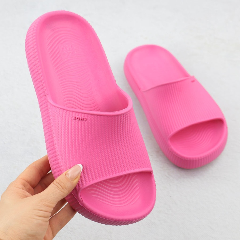 Női rózsaszín rózsaszín medence flip flop zaxy rr285054 1