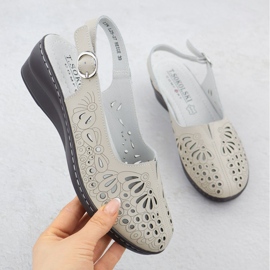 Nyílt nők bőrbőr szandál a bézs t.sokolski l25-27-hez 1