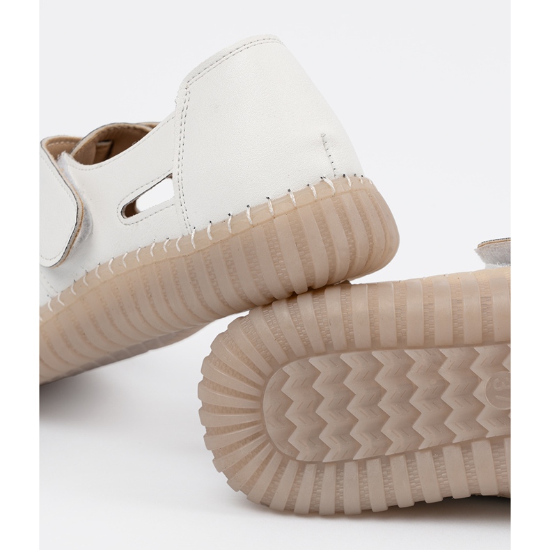 Seastar Női nyitott cipő tépőzárral fehér 2