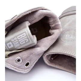 Big Star Női nagy csillag cipők magas szigetelt szürke ee274114 1