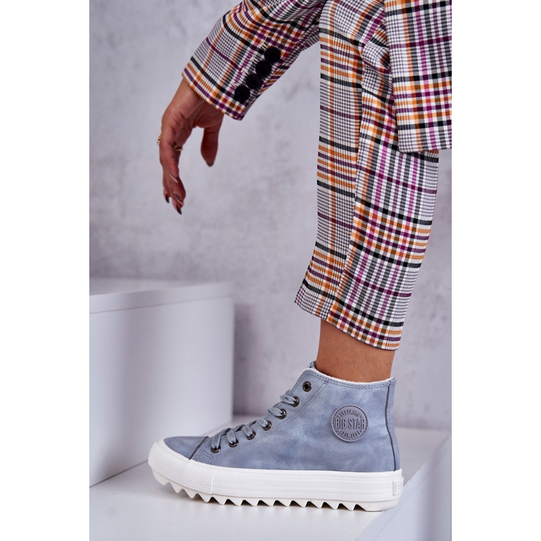 Big Star Női szigetelt nagy csillag EE274115 Világoskék cipők 4 Big Star Női szigetelt nagy csillag EE274115 Világoskék cipők 4