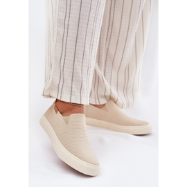 Big Star Női csúszás nagy csillag RR274721 bézs cipők 2