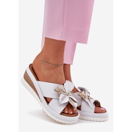 Női bőr ékek dekoratív virág Artiker 52C0537 fehér 1 Női bőr ékek dekoratív virág Artiker 52C0537 fehér 1