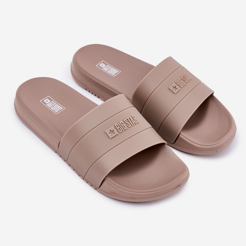 Big Star RR174A048 Férfi hab flopok bézs 1