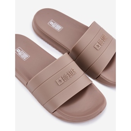 Big Star RR174A048 Férfi hab flopok bézs 2