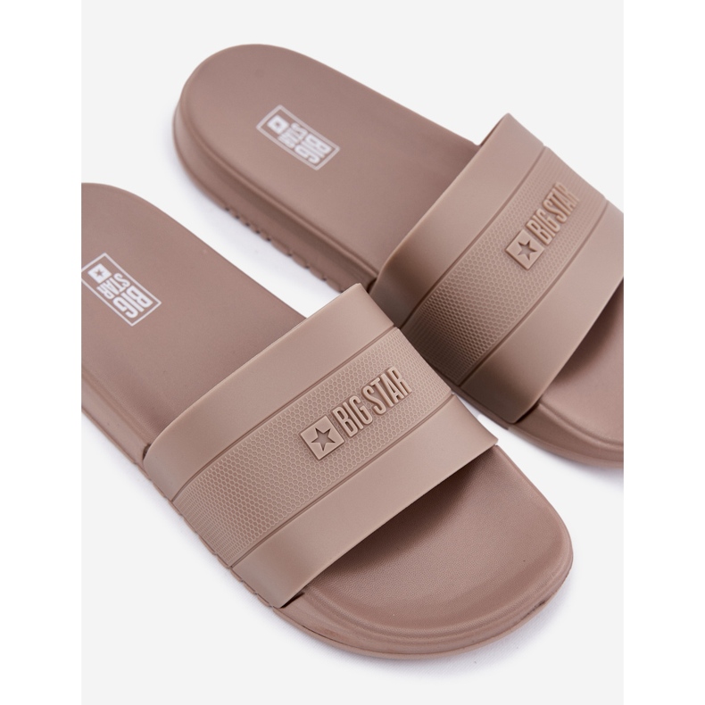 Big Star RR174A048 Férfi hab flopok bézs 2