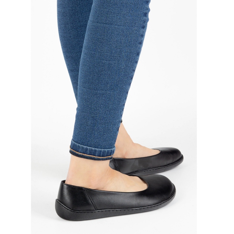 Olivier Mezítláb női minimalista bőr cipő csúszás -1771pol fekete 1 Olivier Mezítláb női minimalista bőr cipő csúszás -1771pol fekete 1