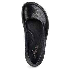 Olivier Mezítláb női minimalista bőrcipő csúszott 1771pol fekete szemek 2