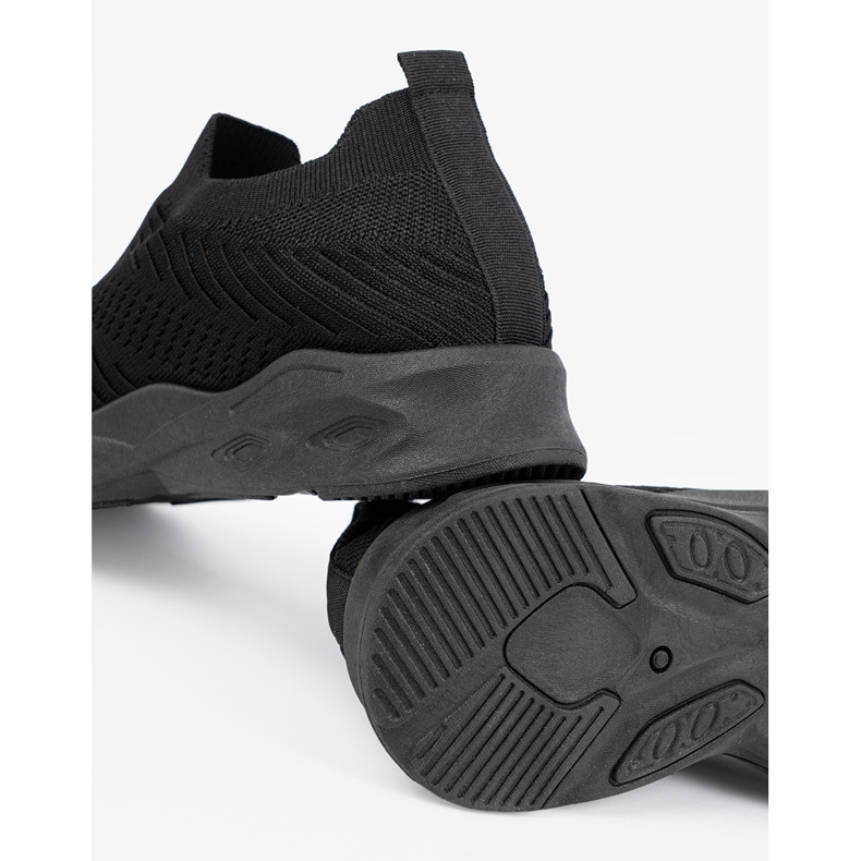 Női sportcsizma, fekete csúszott 1