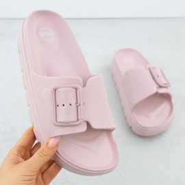 Női medence tengerparti papucs a Pink News 8800 platformon rózsaszín 1