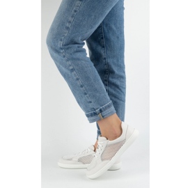 WASAK Női minimalista bőr női cipő 0772SW White fehér 1