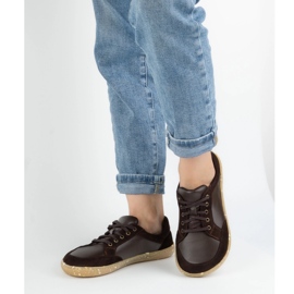 Női cipő mezítláb bőrbarna 0772W Wasak - Minimalista természetes lábbeli 1