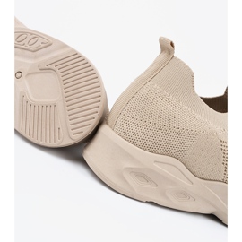Shelvt Könnyű sportcipő, bézs 1