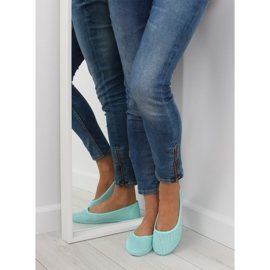 Menta hálós balerinák JX56 L.GREEN zöld 1