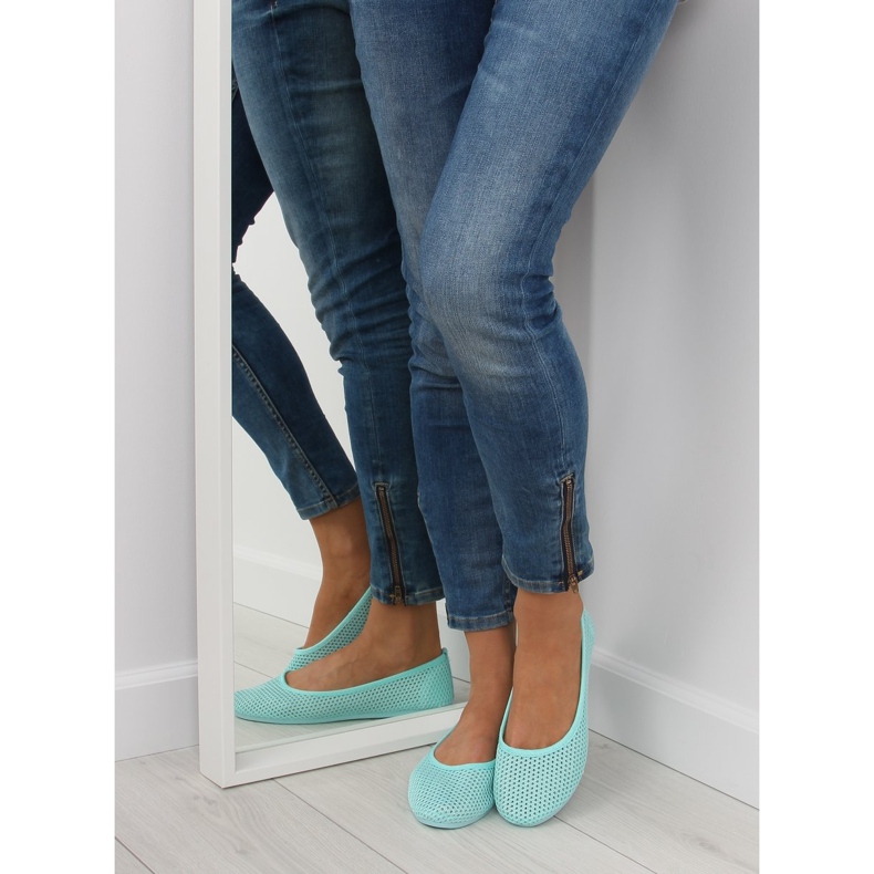 Menta hálós balerinák JX56 L.GREEN zöld 1
