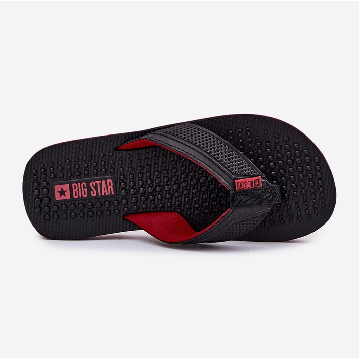 Férfi flip -flops Big Star RR174441 fekete 2