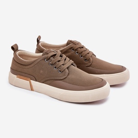 Big Star Anyag férfi nagy csillag RR174064 Khaki cipők zöld 1